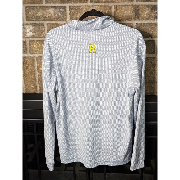 UR Rochester Columbia Golf Long Sleeve Yellow jacket Zip Up Athletic Men's Med - Picture 4 of 5